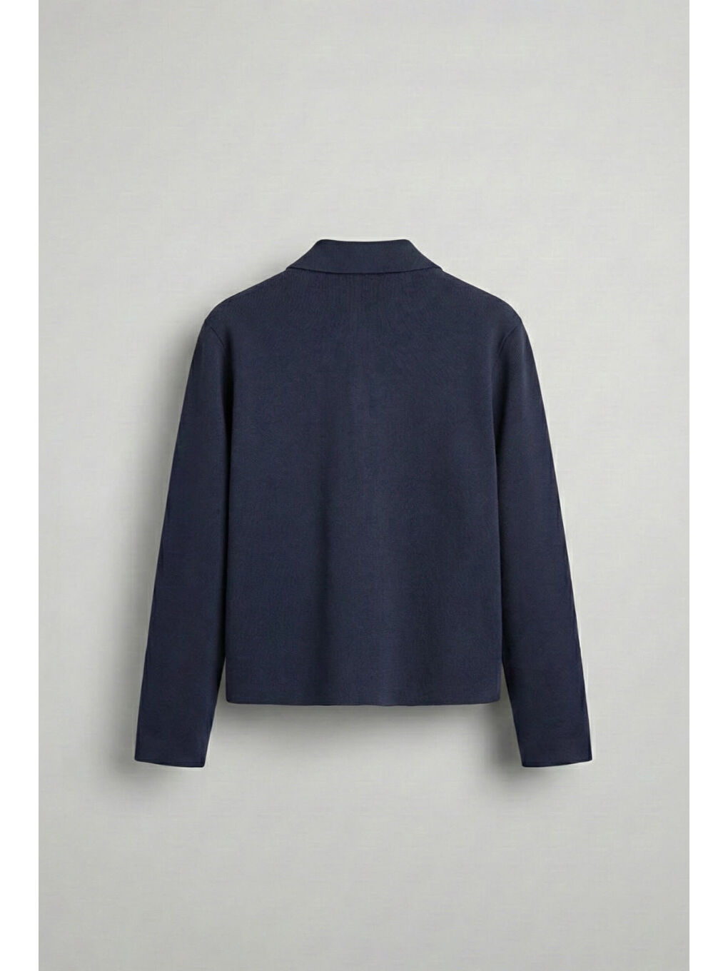 Lacivert Erkek Boxy Fit Rahat Ceket Mont-1