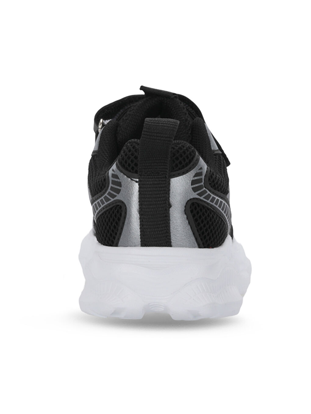 FIZZY Unisex Çocuk Cırt Cırtlı Siyah / Gümüş Günlük Spor Ayakkabısı-5