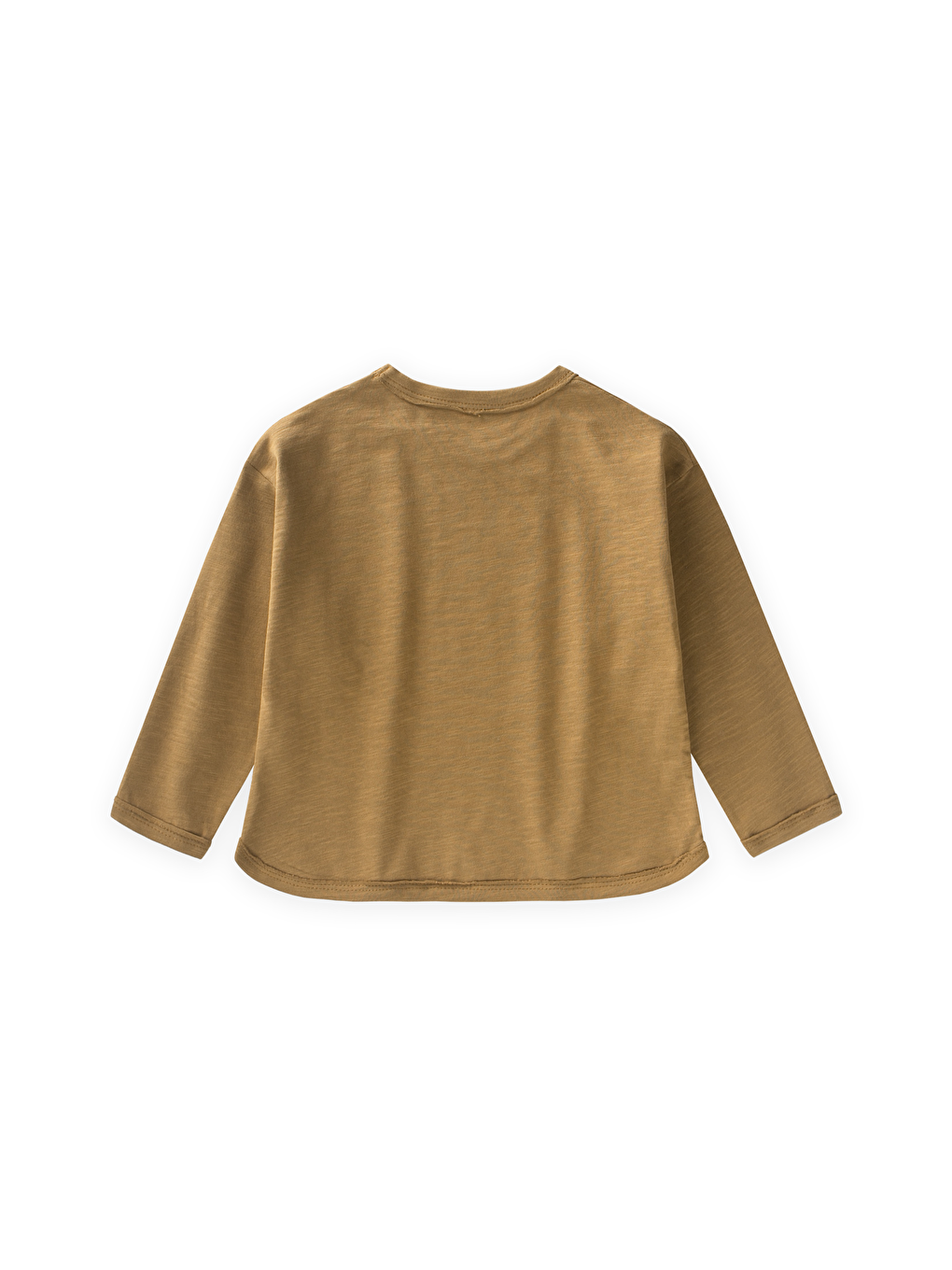 Yeşil Uzun Kollu Mevsimlik T-Shırt 1-7 Yaş Olive-1