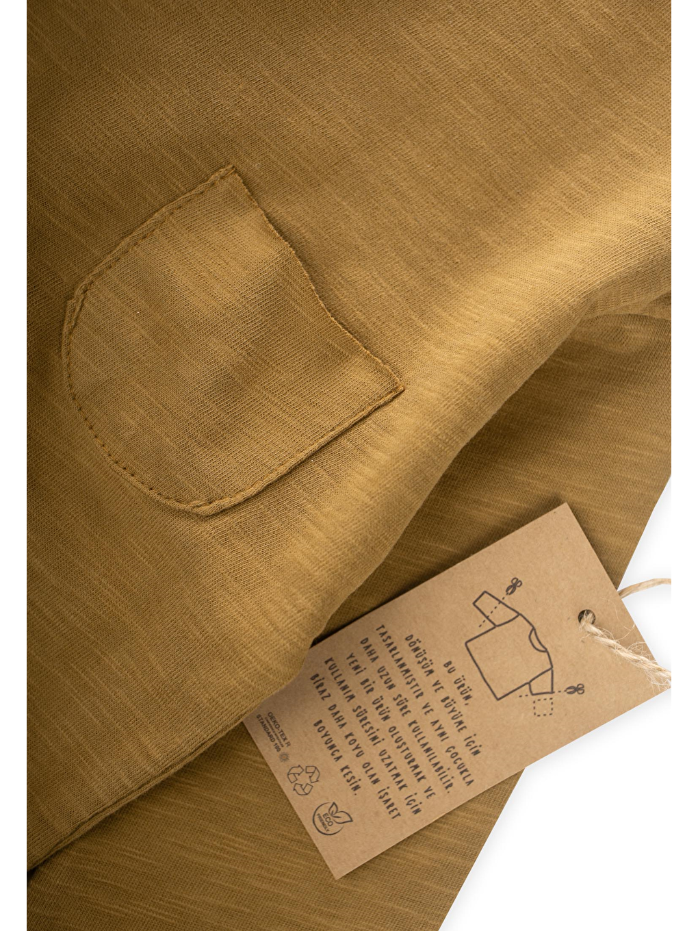 Yeşil Uzun Kollu Mevsimlik T-Shırt 1-7 Yaş Olive-2