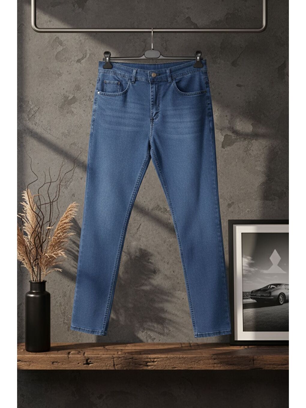 Mavi Erkek Jean Elastanlı Pantolon-2