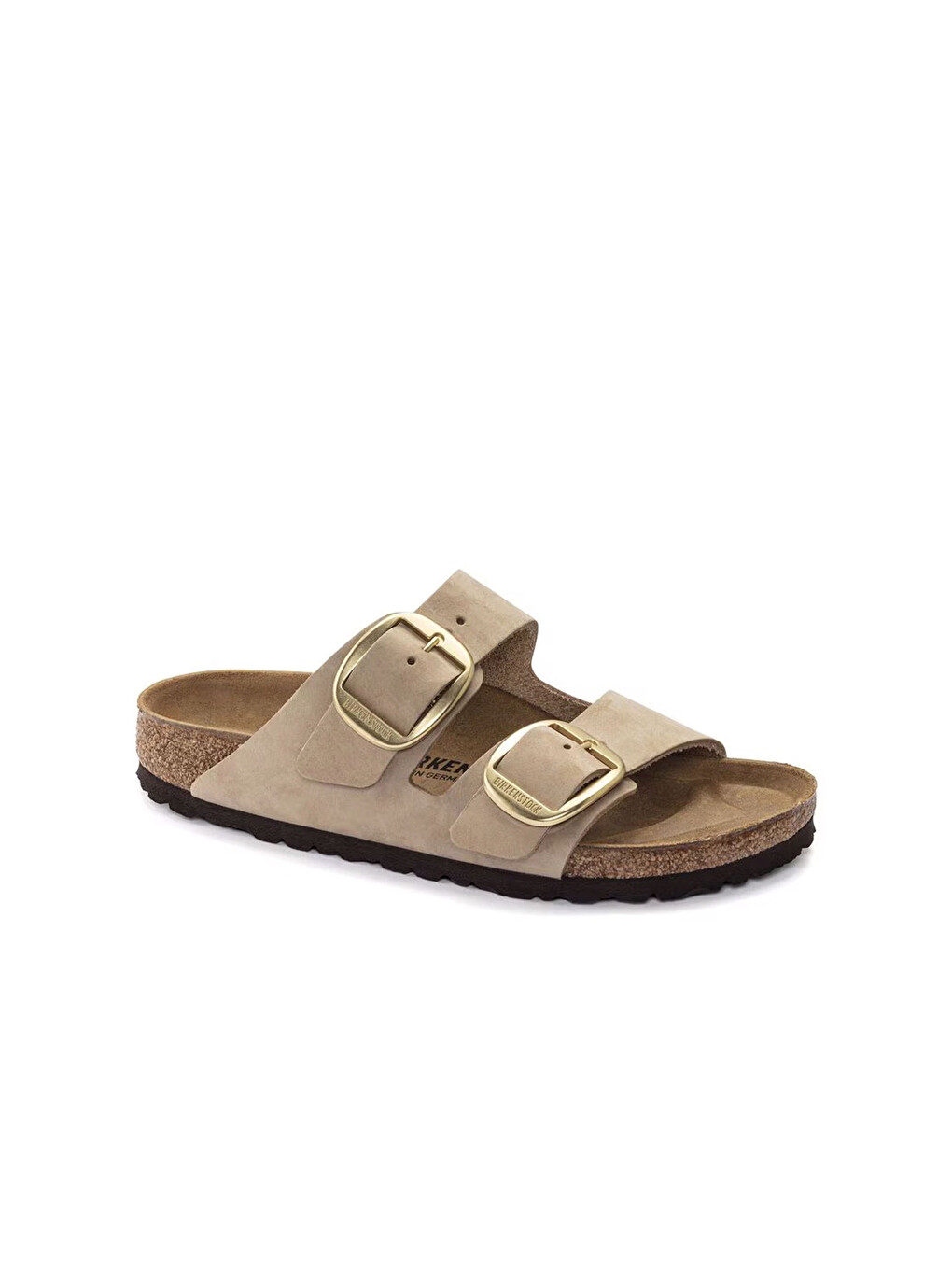 Kahverengi Kadın Terlik 1024064 Arızona Bıg Buckle Nu Sandcastle-1