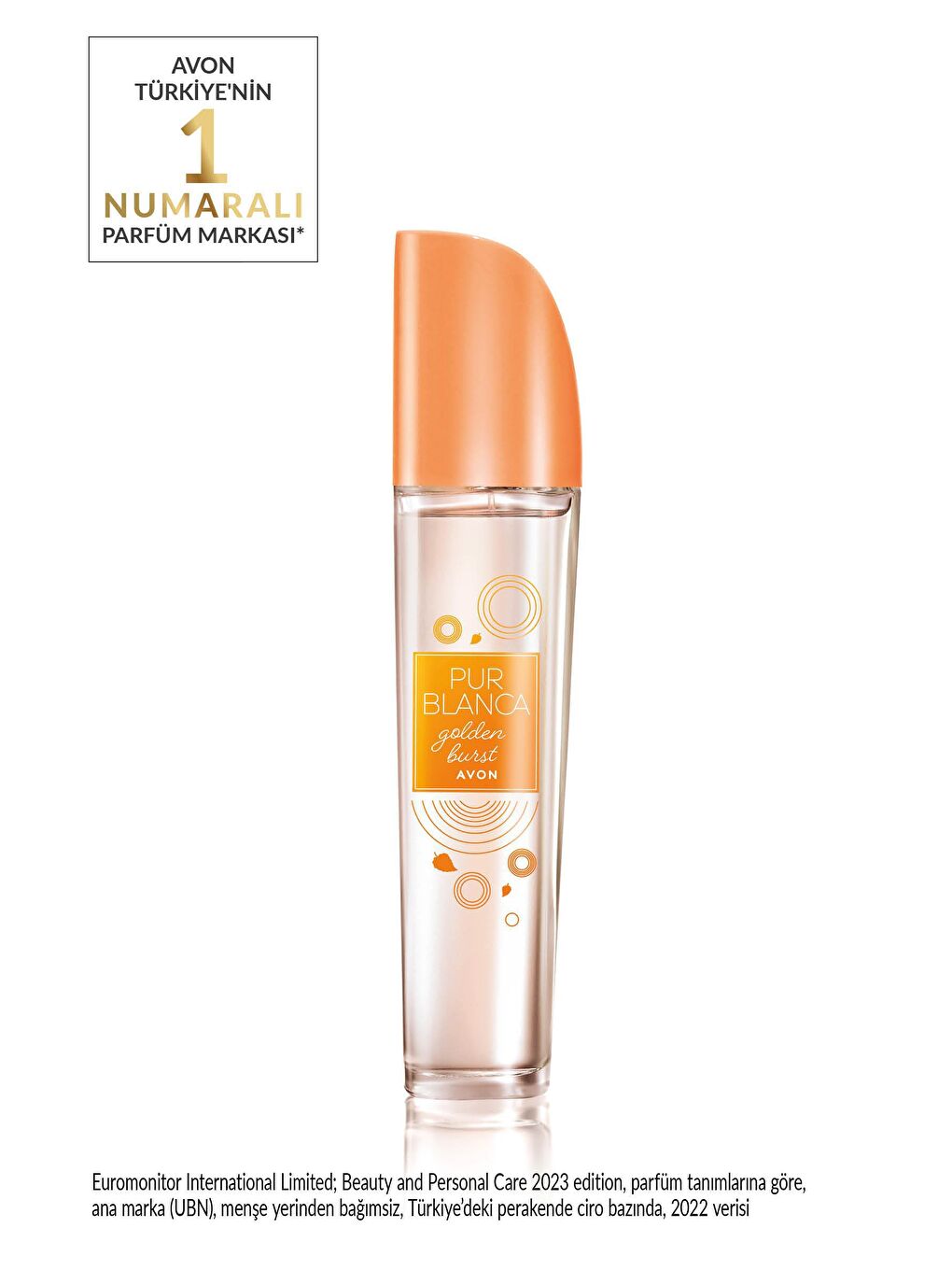 AVON Renksiz Pur Blanca Golden Burst Kadın Parfüm Edt 50 Ml. - 1