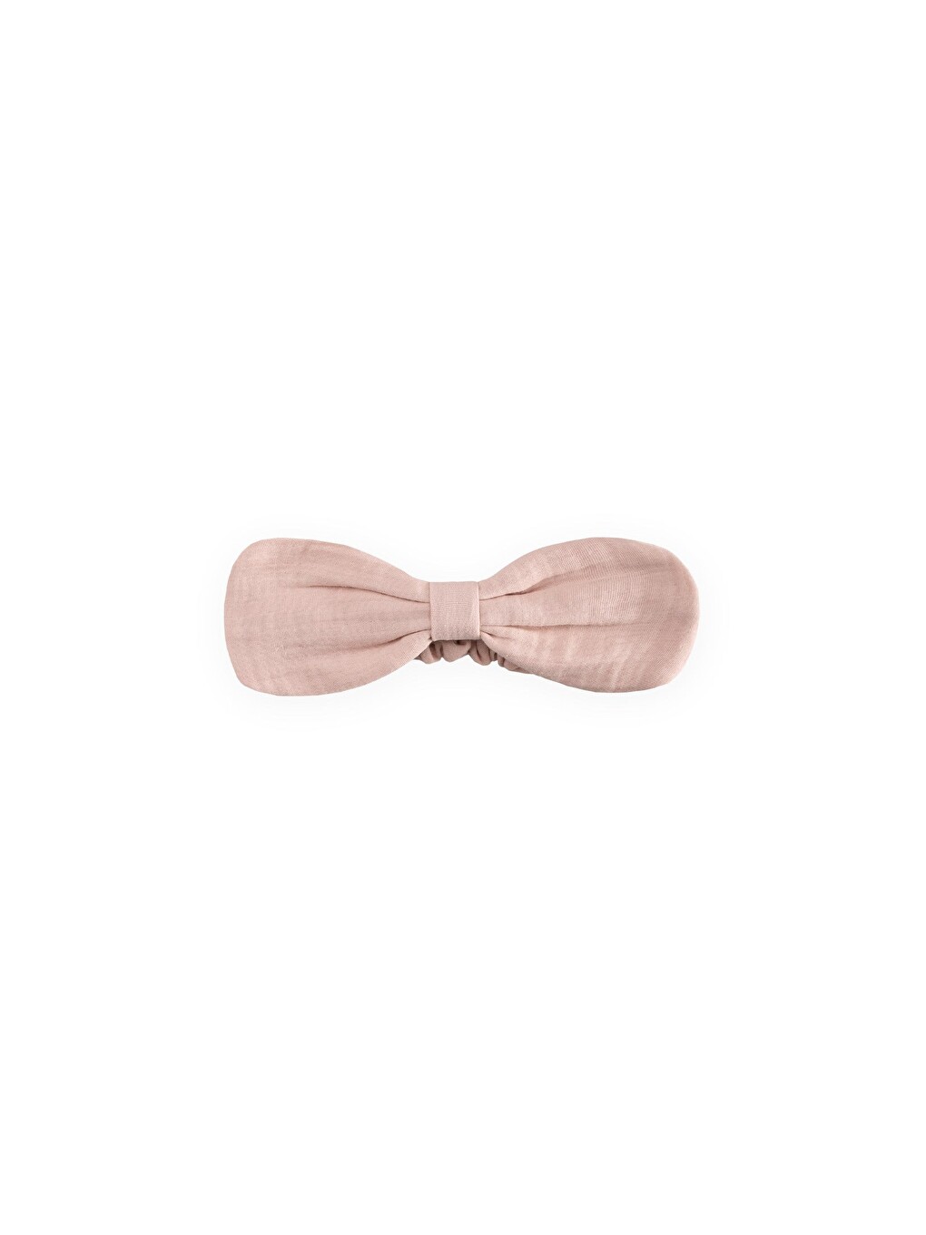 Müslin Lastikli Fiyok Bandana Pudra Pembe