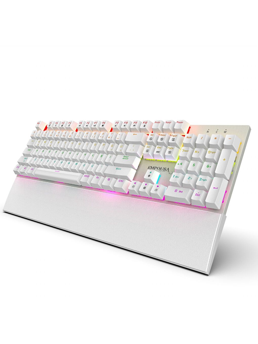 IKG-456 Mekanik Klavye | Blue Switch ARGB Led Full Anti-Ghosting Mıknatıslı Bilek Desteği