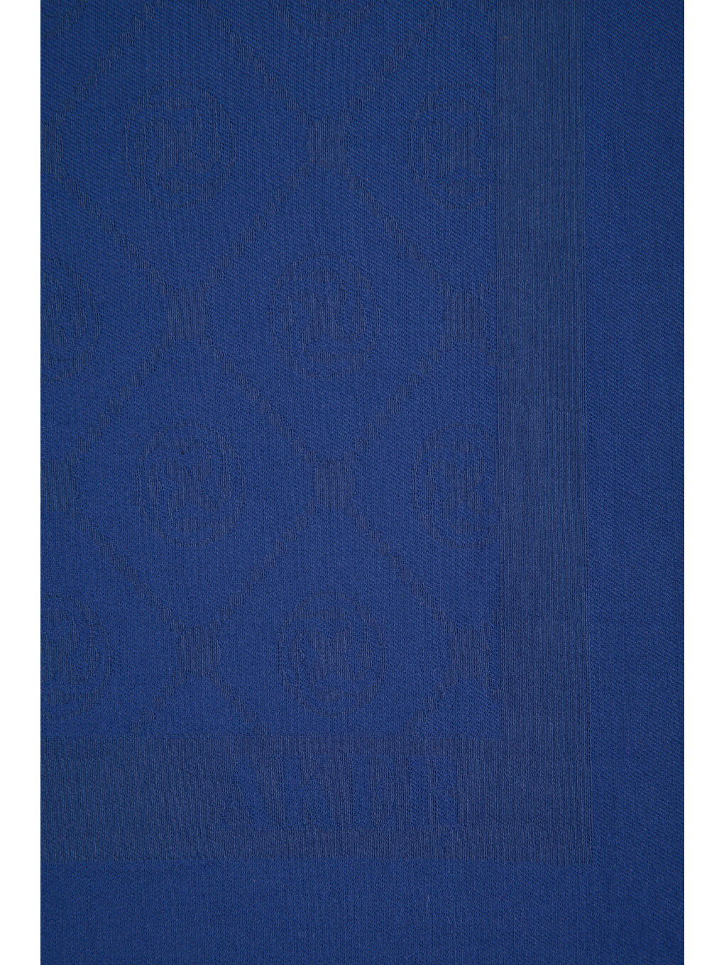 Pamuk Mavi Kadın Eşarp-1