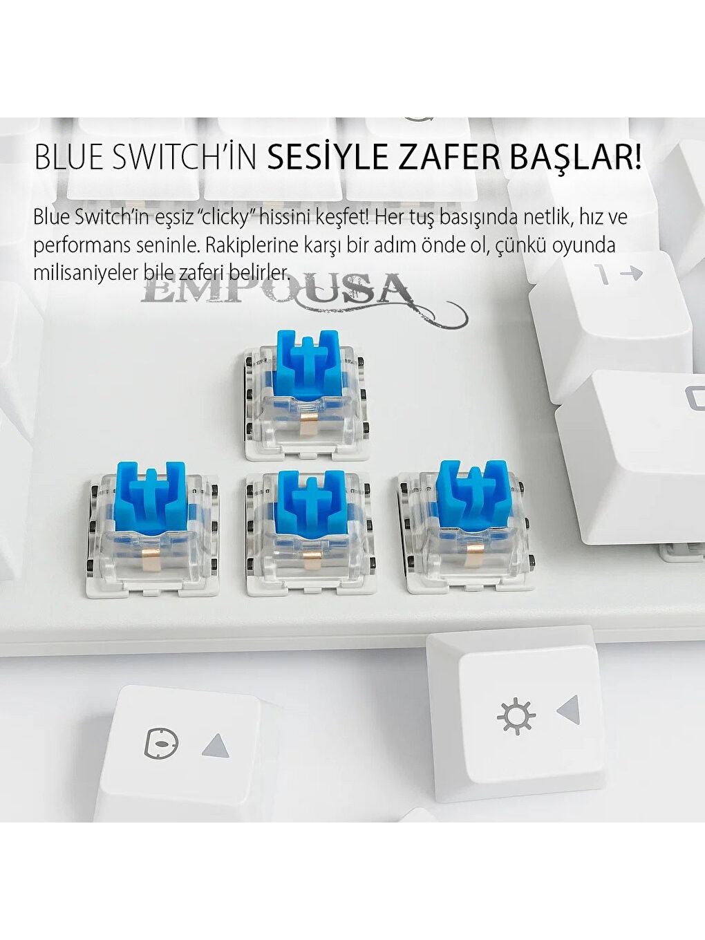 IKG-456 Mekanik Klavye | Blue Switch ARGB Led Full Anti-Ghosting Mıknatıslı Bilek Desteği-1
