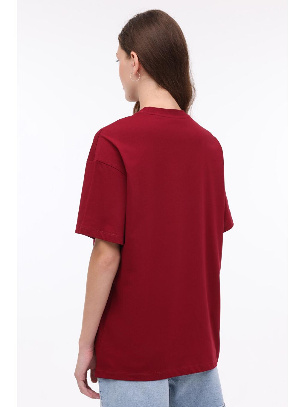 Kinetix WL ALANIS 11BT126 4PR Bordo Kadın Kısa Kol T-Shirt - 1