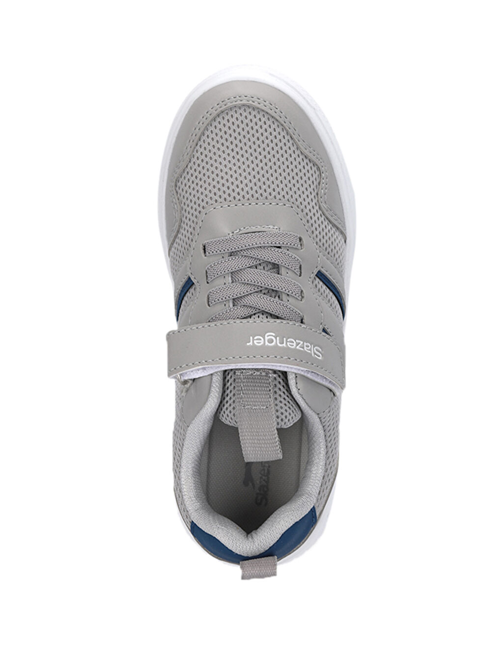 FIORA Unisex Çocuk Cırt Cırtlı Gri / Saks Mavi Günlük Spor Ayakkabısı-4