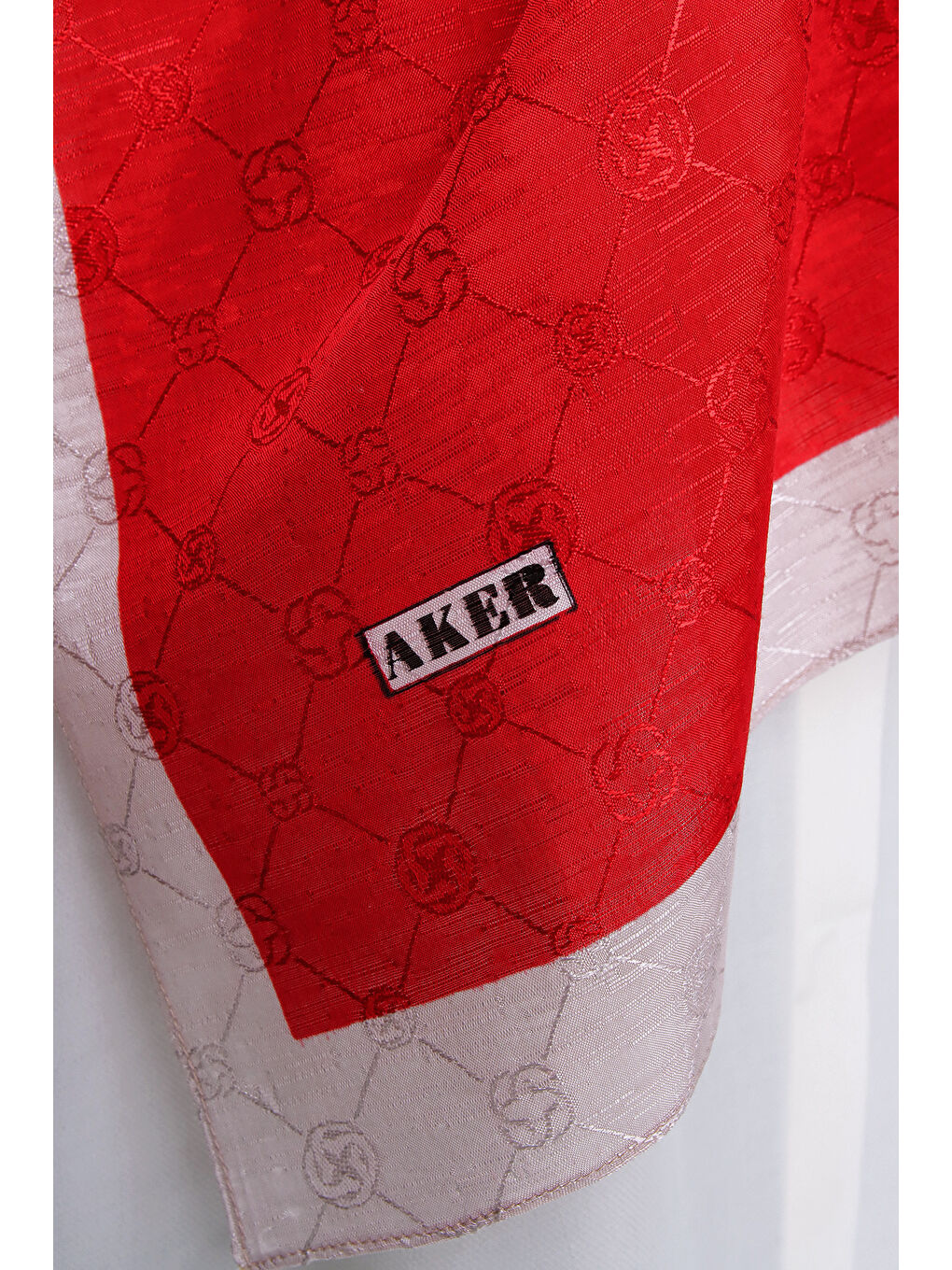 Kırmızı 70X190 Cm Koza Şal-4