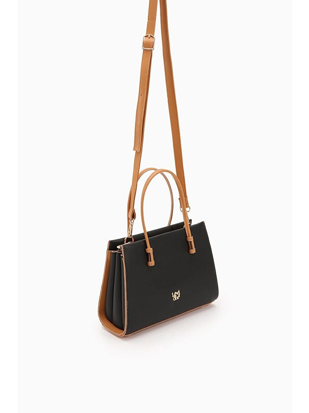 Siyah Camel  Kadın El ve Omuz Çantası 930156-1