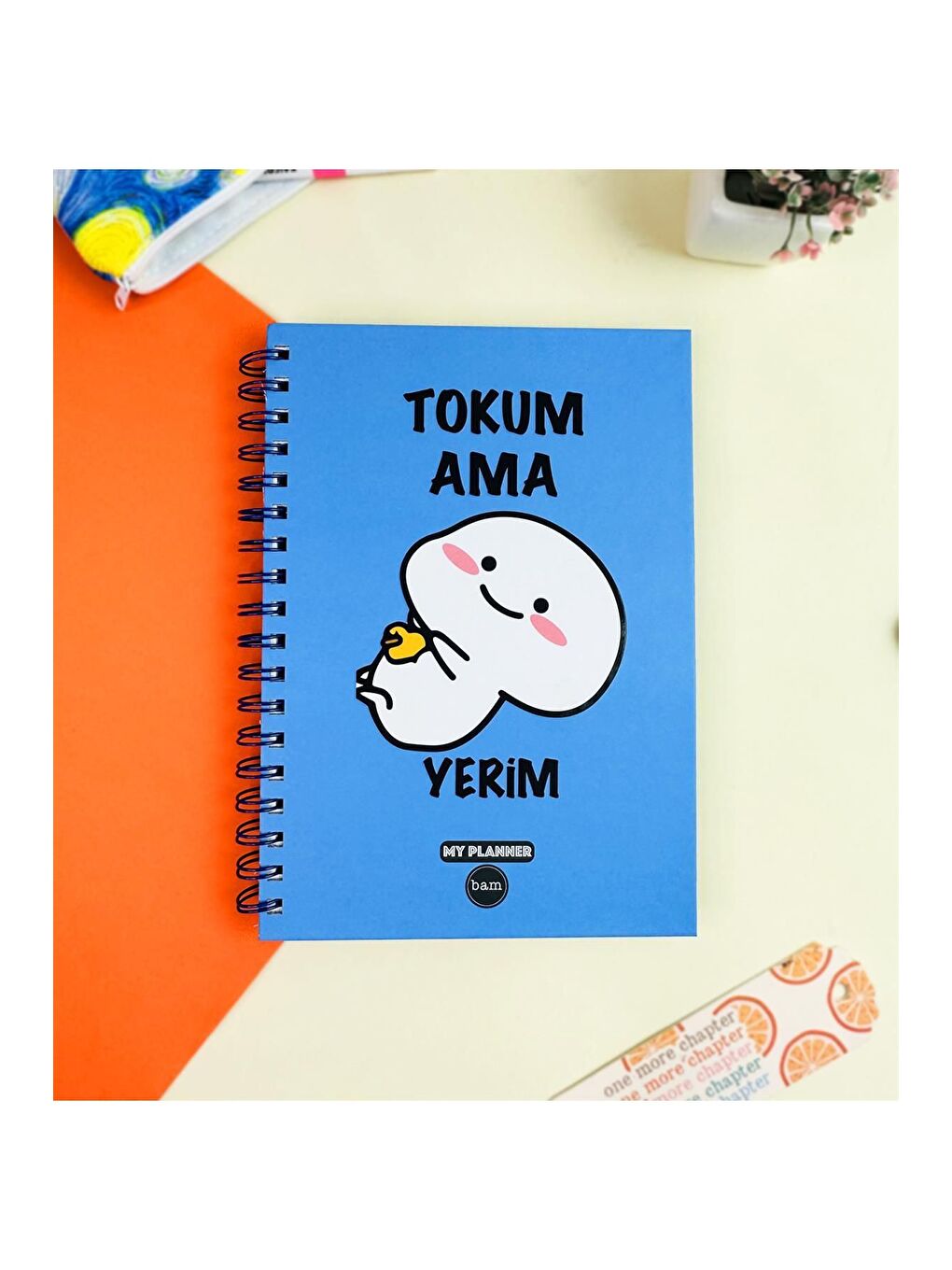 BAM HEDİYELİK EŞYA Karışık Tokum Ama Yerim Tasarımlı Konuşan Ajanda