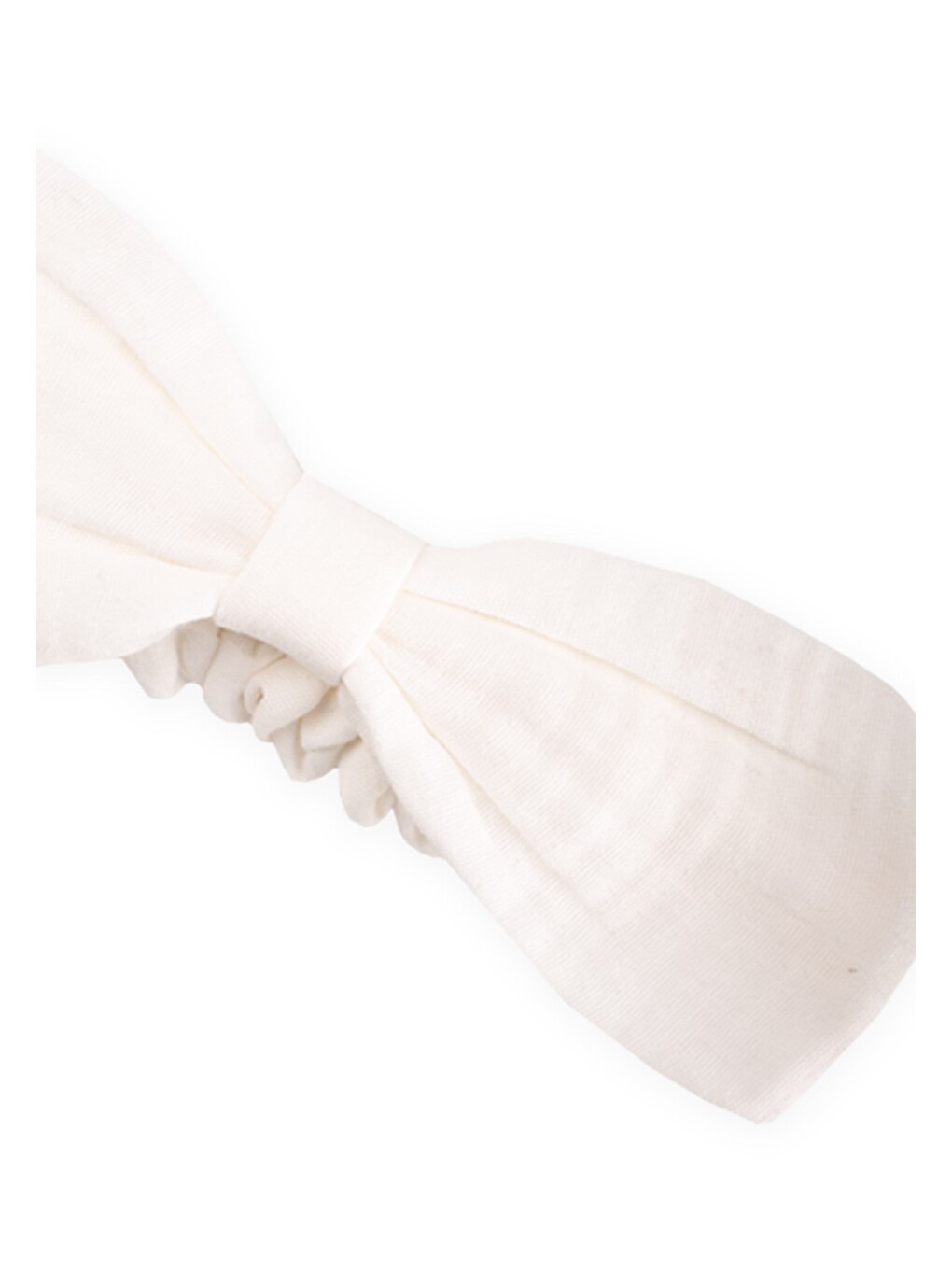 Müslin Lastikli Fiyok Bandana Ekru-1