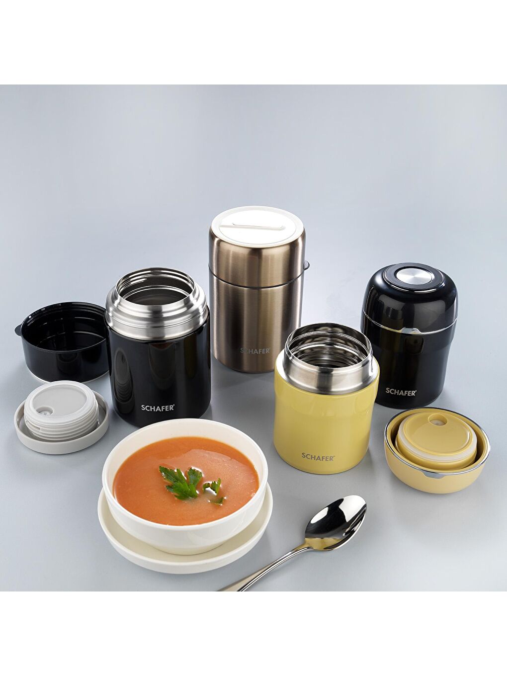 Sarı Iron Man Termos (Yemek) 800 Ml-Gold-3