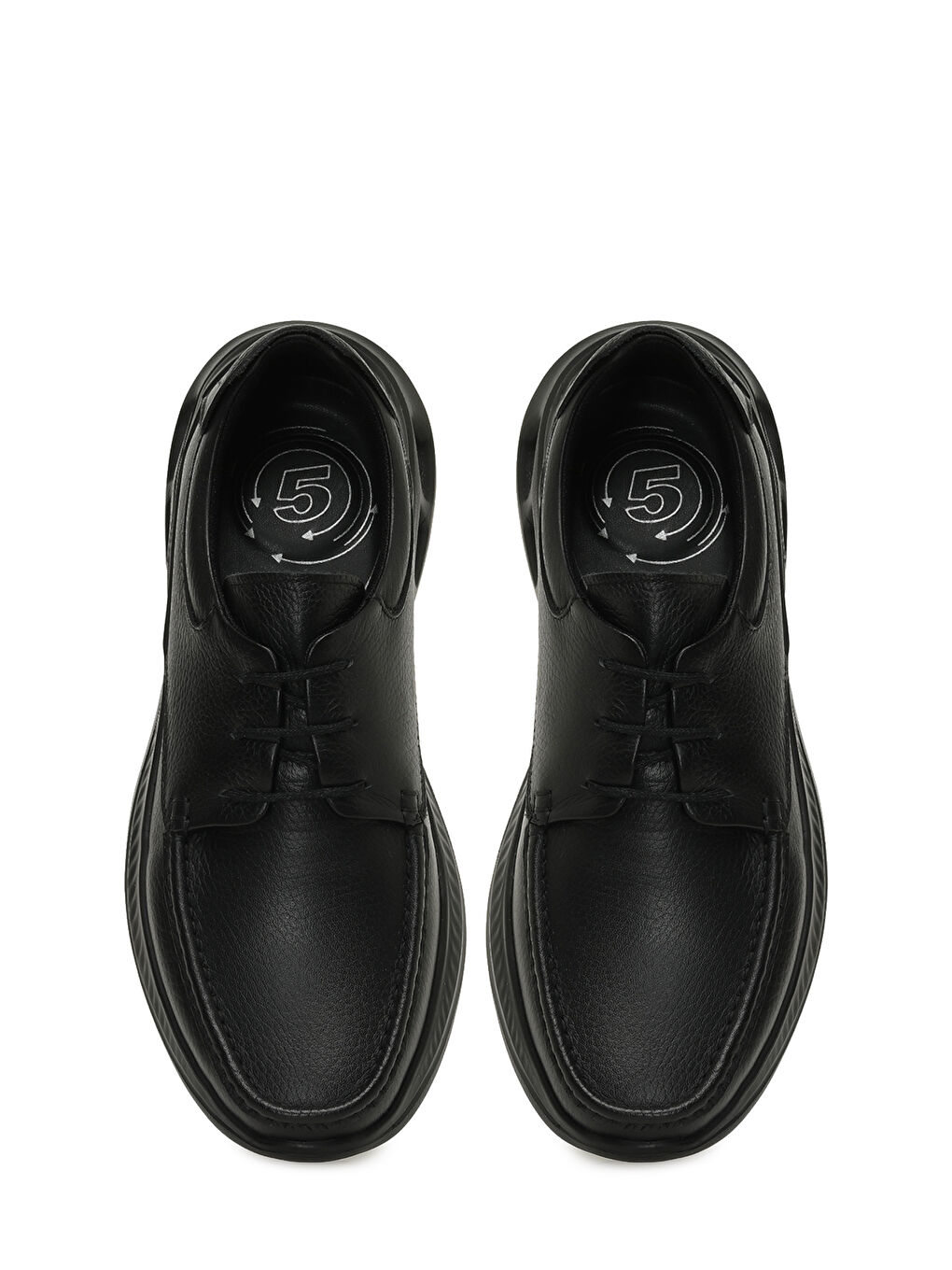 109056.M 5PR Siyah Erkek Rahat Ayakkabı-3