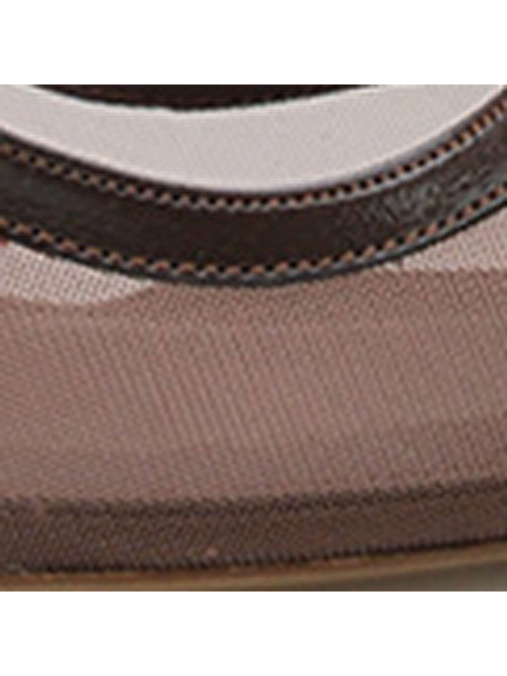 Kahverengi Liane Orta Topuklu Taşlı Fileli Arkası Açık Kadın Ayakkabı-6