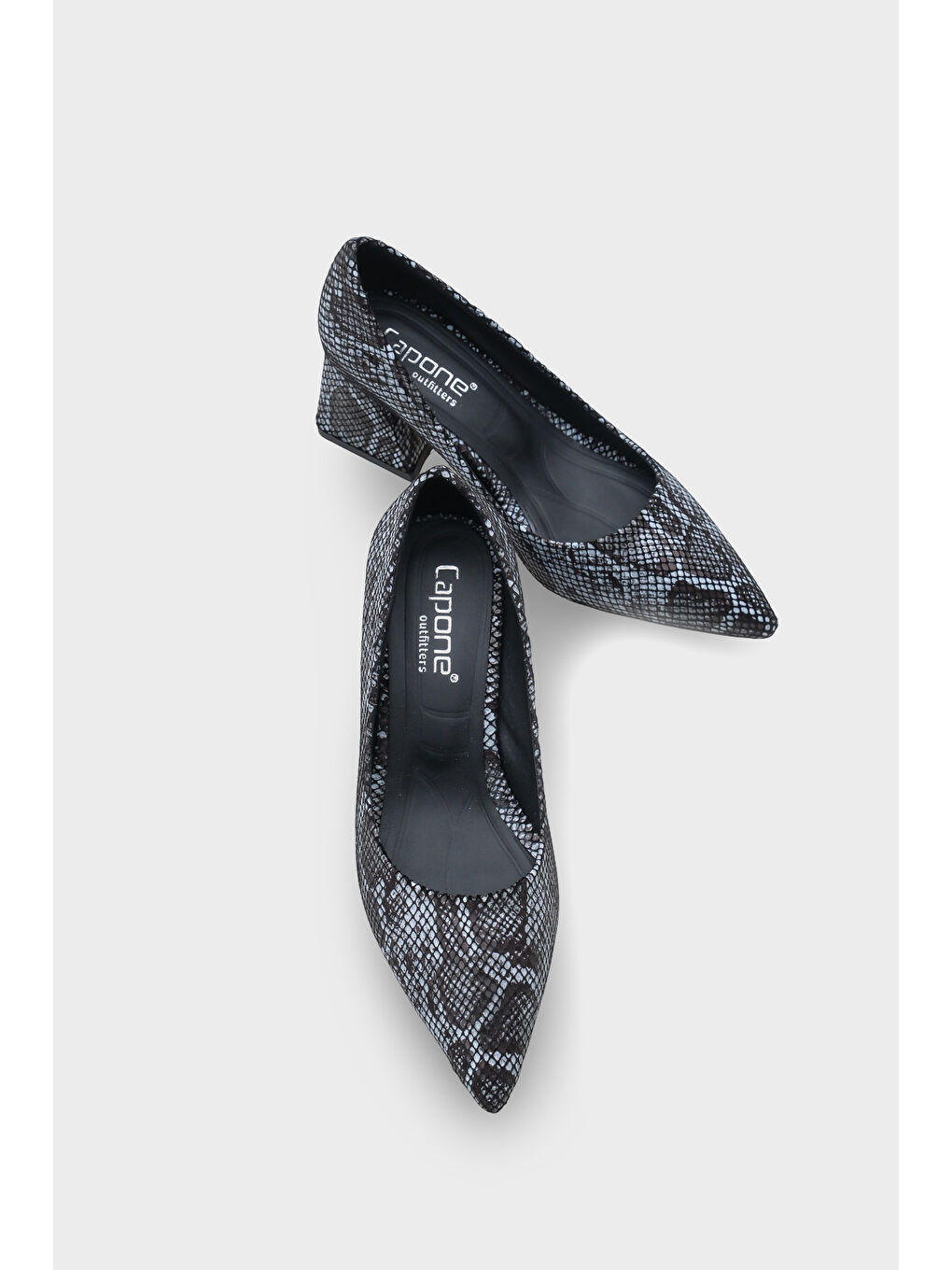 Siyah Sabrina Orta Topuklu Yumuşak Pedli Taban Kadın Ayakkabı-5