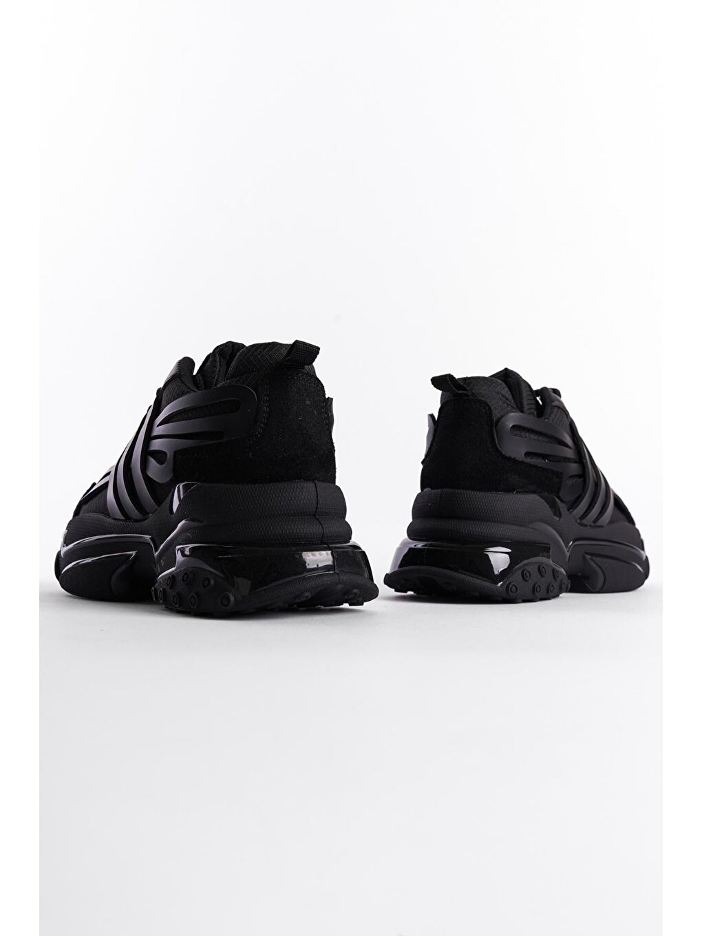 Siyah Kadın Sneaker Spor Ayakkabı-2