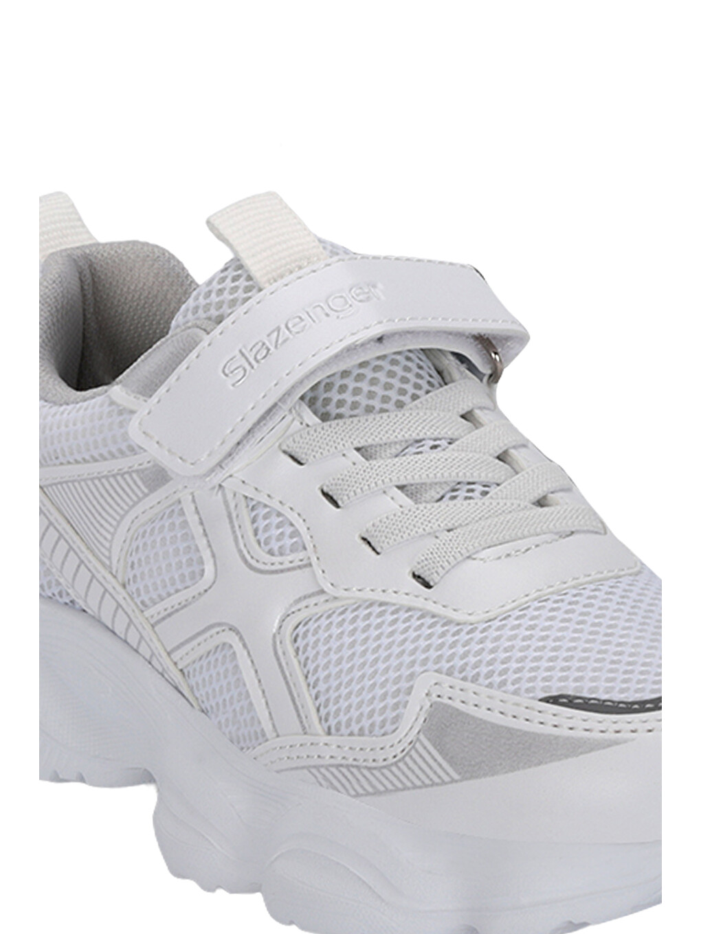 Fızzy Unisex Çocuk Cırt Cırtlı Beyaz / Gümüş Günlük Spor Ayakkabısı-3