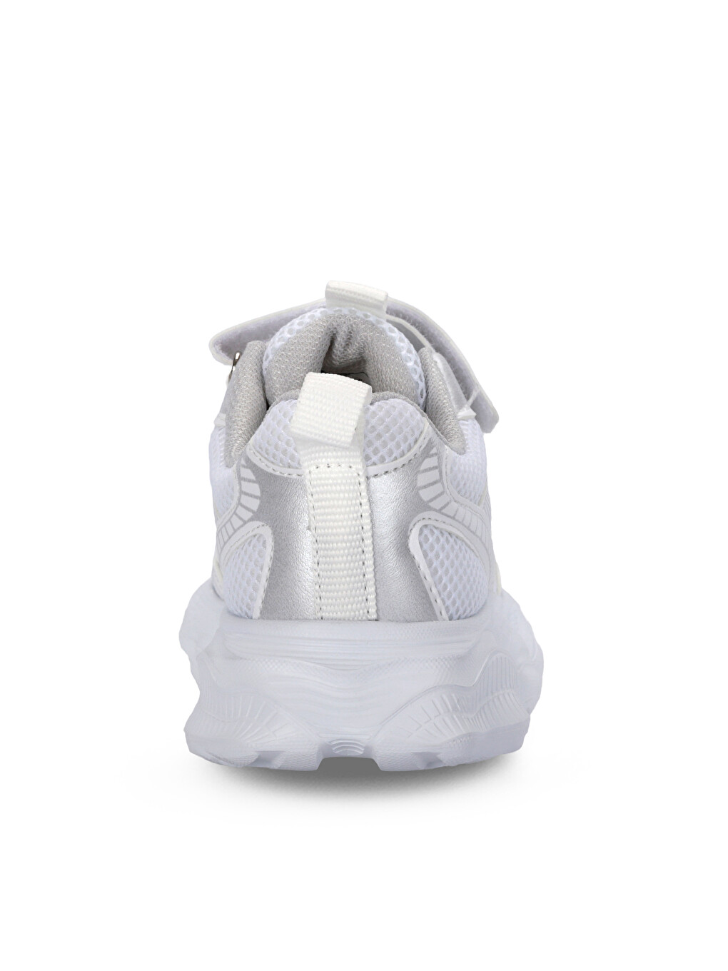 Fızzy Unisex Çocuk Cırt Cırtlı Beyaz / Gümüş Günlük Spor Ayakkabısı-5
