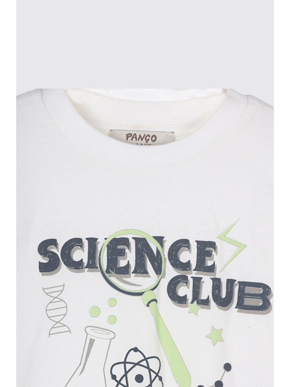 Ekru Erkek Bebek Yumuşak Dokulu Uzun Kollu Tişört-1