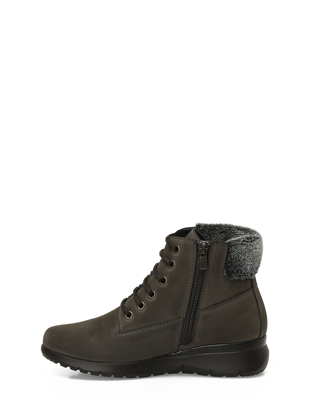 166659.NZ4PR Haki Kadın Düz Bot-2
