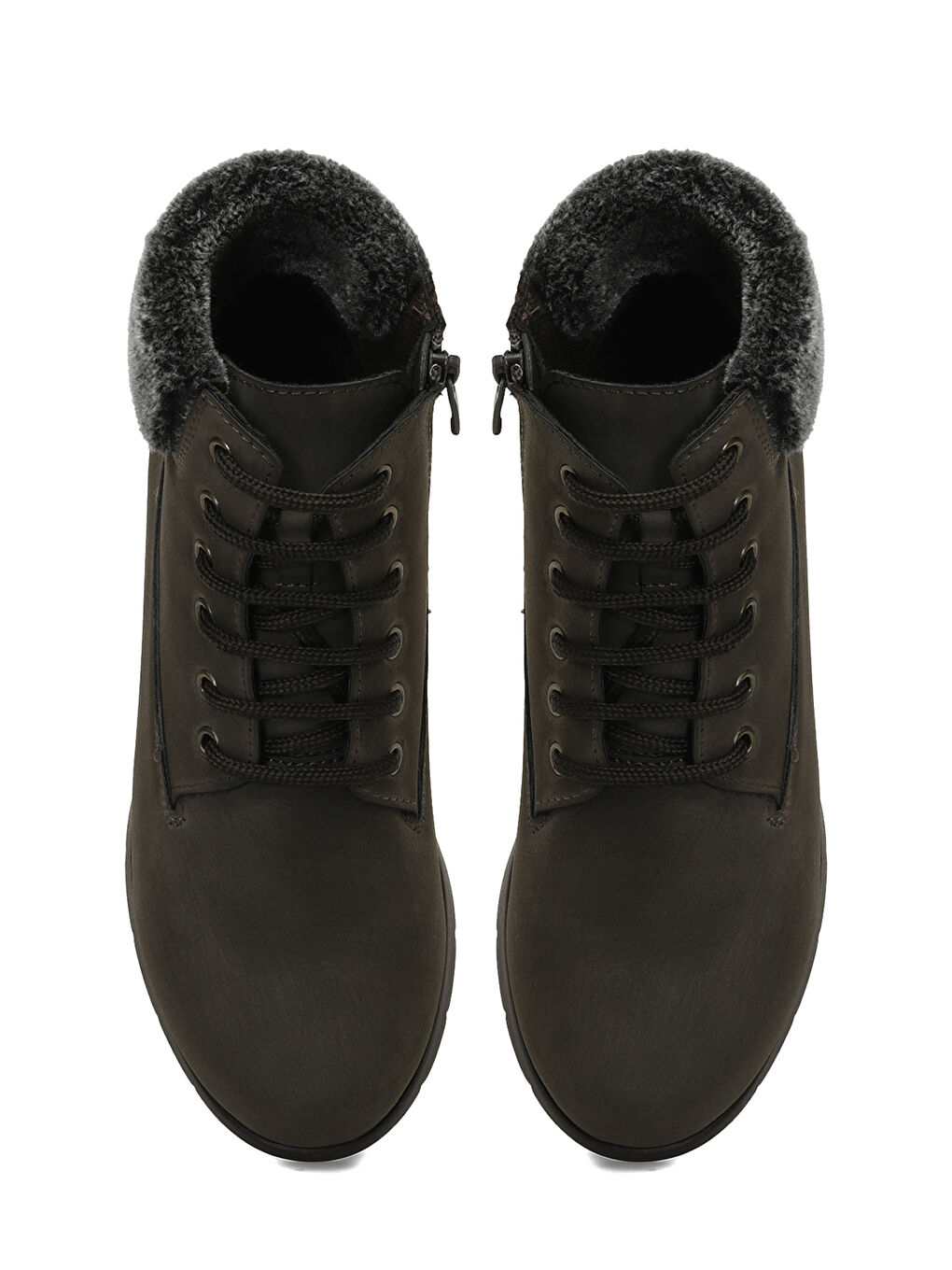 166659.NZ4PR Haki Kadın Düz Bot-3