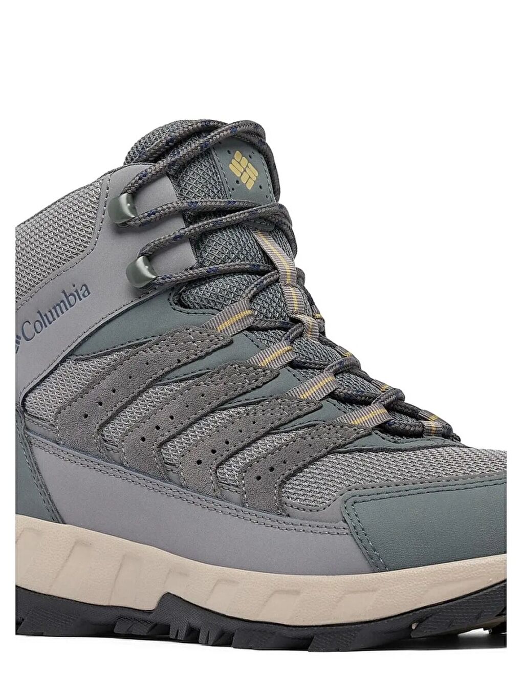 Columbia Gri Strata Trail Mid WP Erkek Kısa Bot YM8651-023 - 2