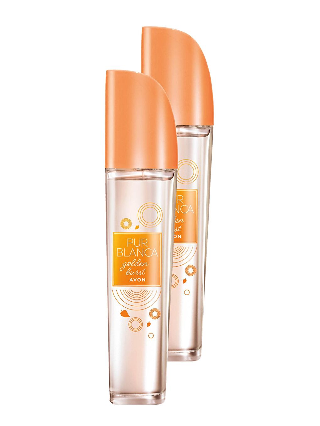 AVON Renksiz Pur Blanca Golden Burst Kadın Parfüm Edt 50 Ml. İkili Set