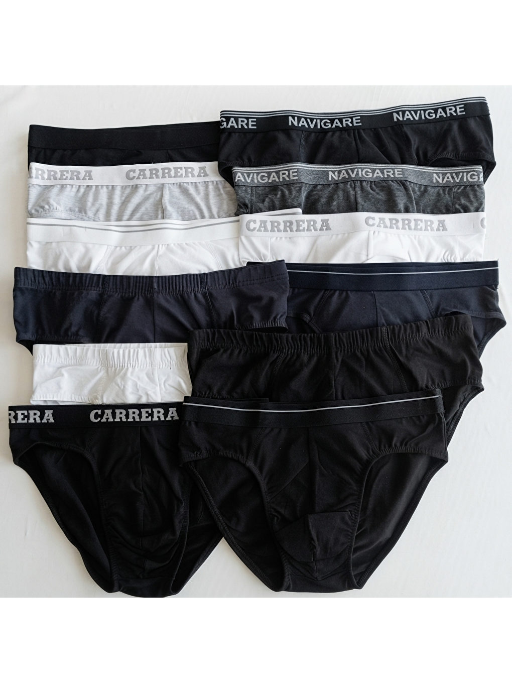 Siyah Erkek 6'lı Paket Karışık Renk Slip Bb2629-1