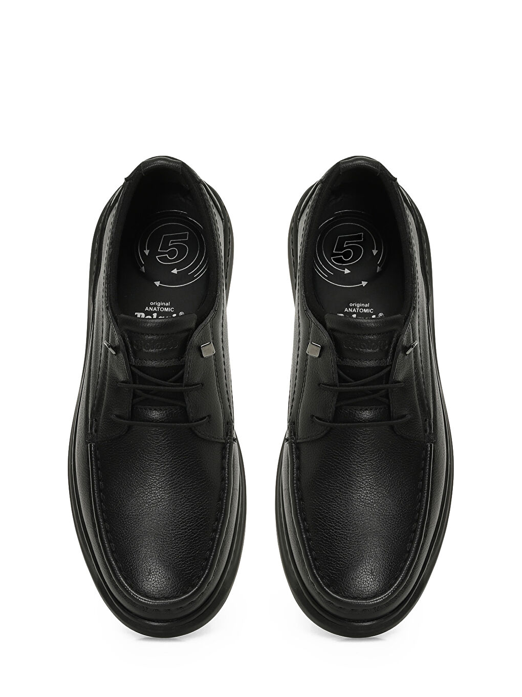 109011.M 5PR Siyah Erkek Rahat Ayakkabı-3