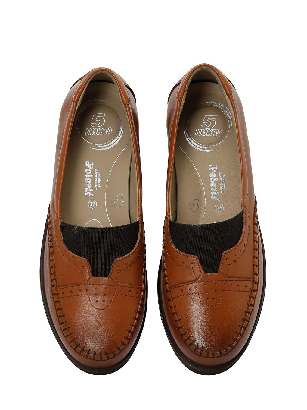 Kahverengi 105482.Z5FX Taba Kadın Dolgu Ayakkabı-3