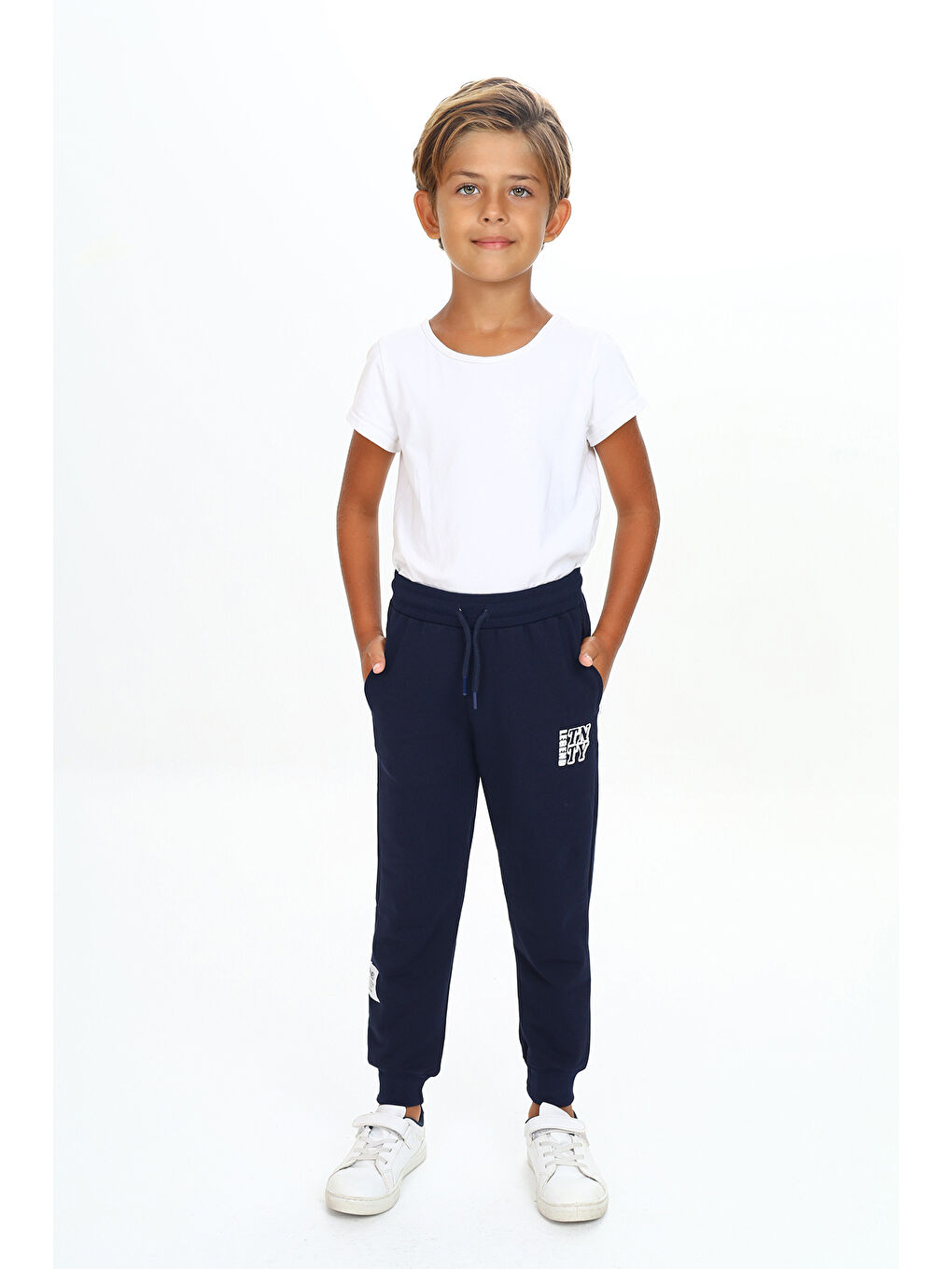 Toontoykids Lacivert Erkek Çocuk Baskılı Eşofman Alt
