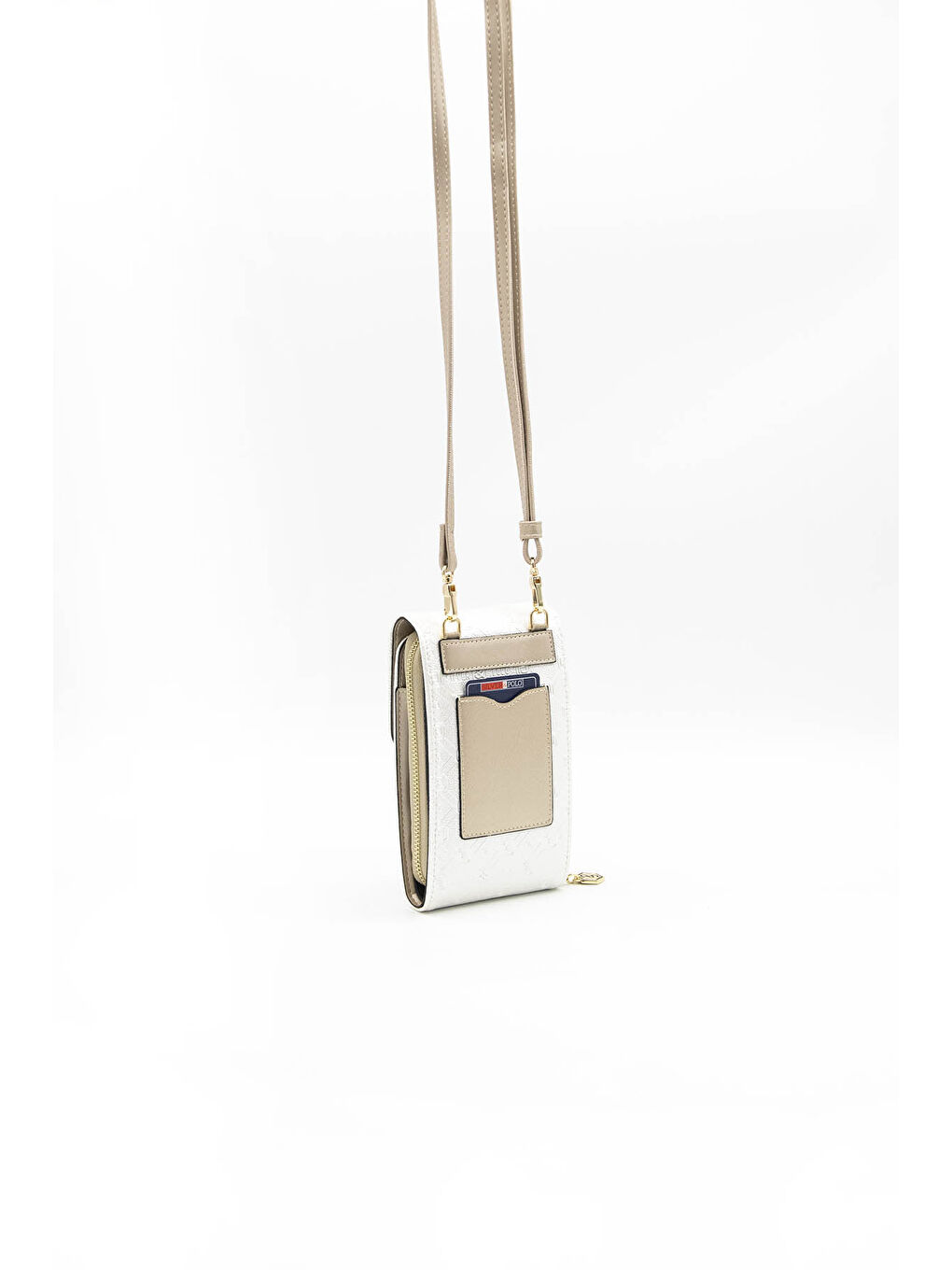 Kadın Beyaz Telefon Çantası 889-40155 BAYAN CÜZDAN M46 SEDEF-MAT S.NUT-1