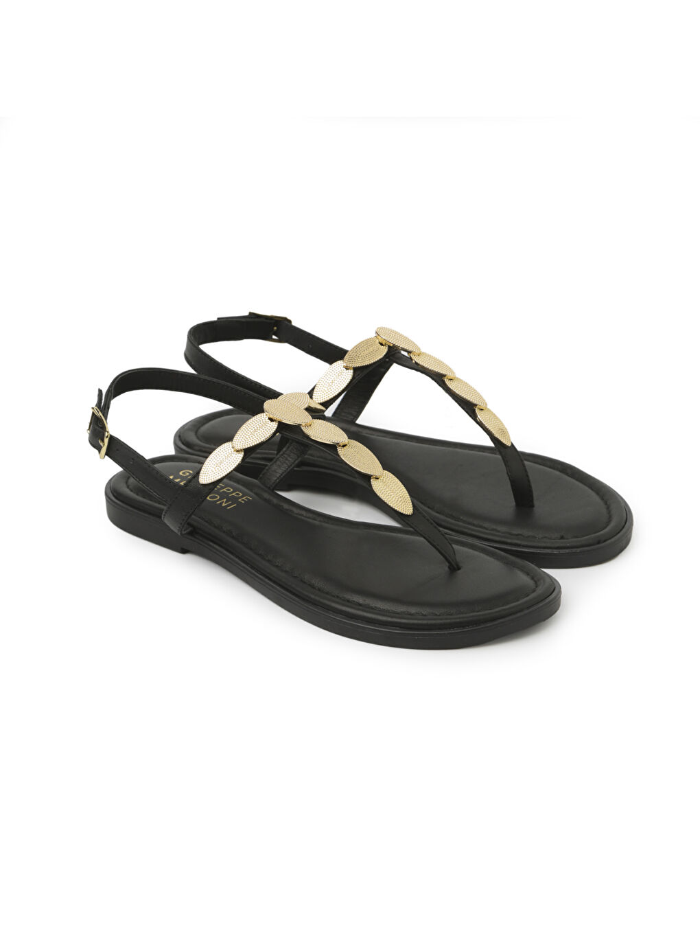 Siyah Kadın Sandalet MX-M.22341 ZS R500 Giuseppe Mengon SİYAH-1