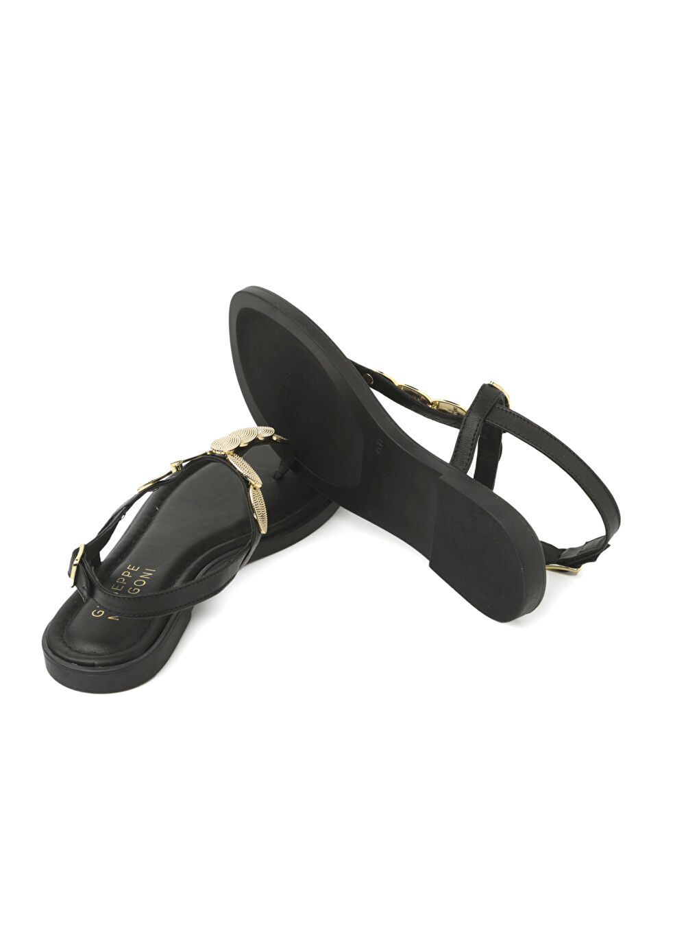 Siyah Kadın Sandalet MX-M.22341 ZS R500 Giuseppe Mengon SİYAH-4