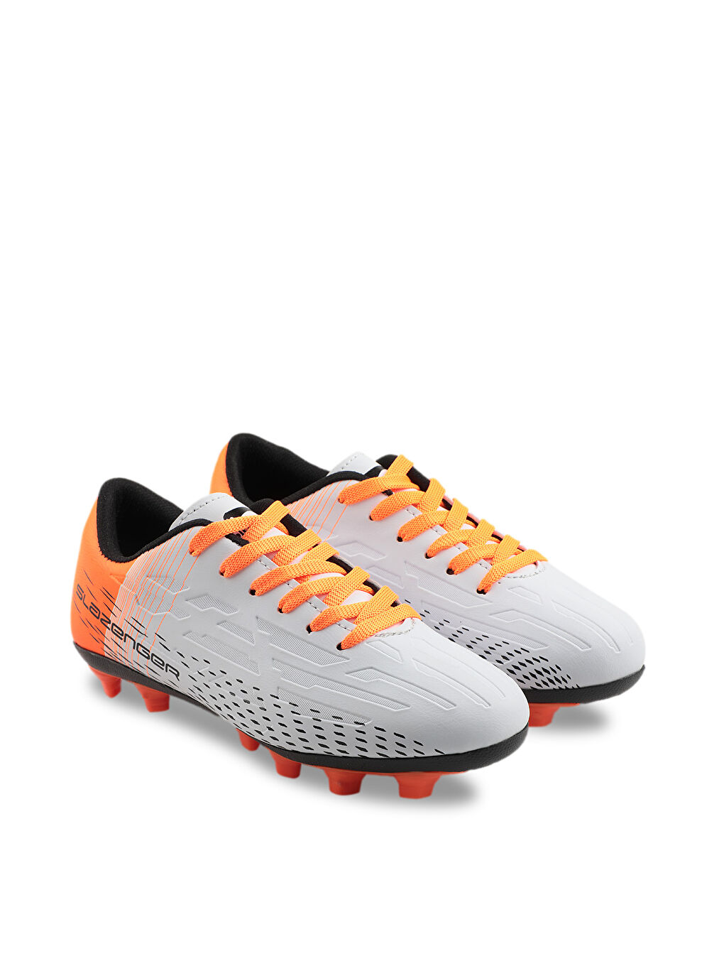 SLAZENGER SCORE I KRP Erkek Çocuk Futbol Ayakkabı Beyaz / Turuncu - 1
