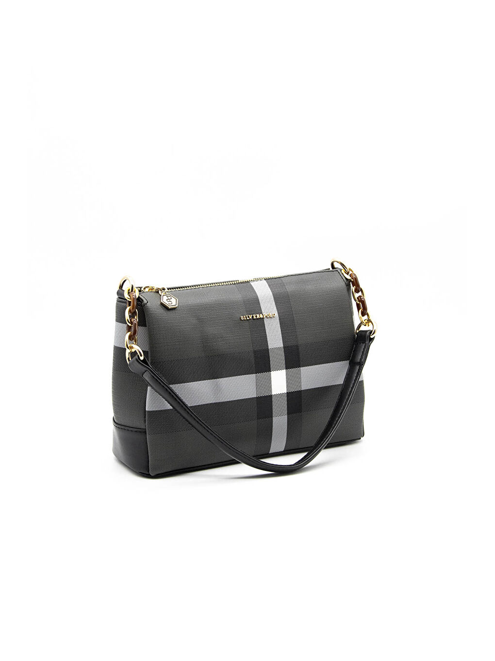 Siyah Kadın Çapraz Çanta 910-39070 ÇAPRAZ BAYAN ÇANTASI MK129 SİYAH-MAT SİYAH-4