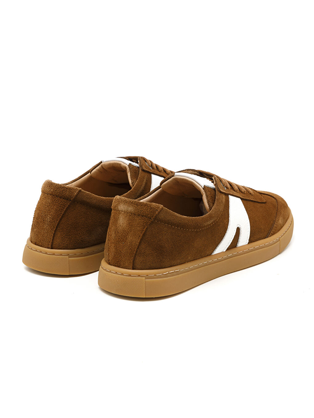 Kahverengi Kadın Sneaker ( Günlük) MAR-25Y-192-4003 Taba Süet-Beyaz Cilt-3