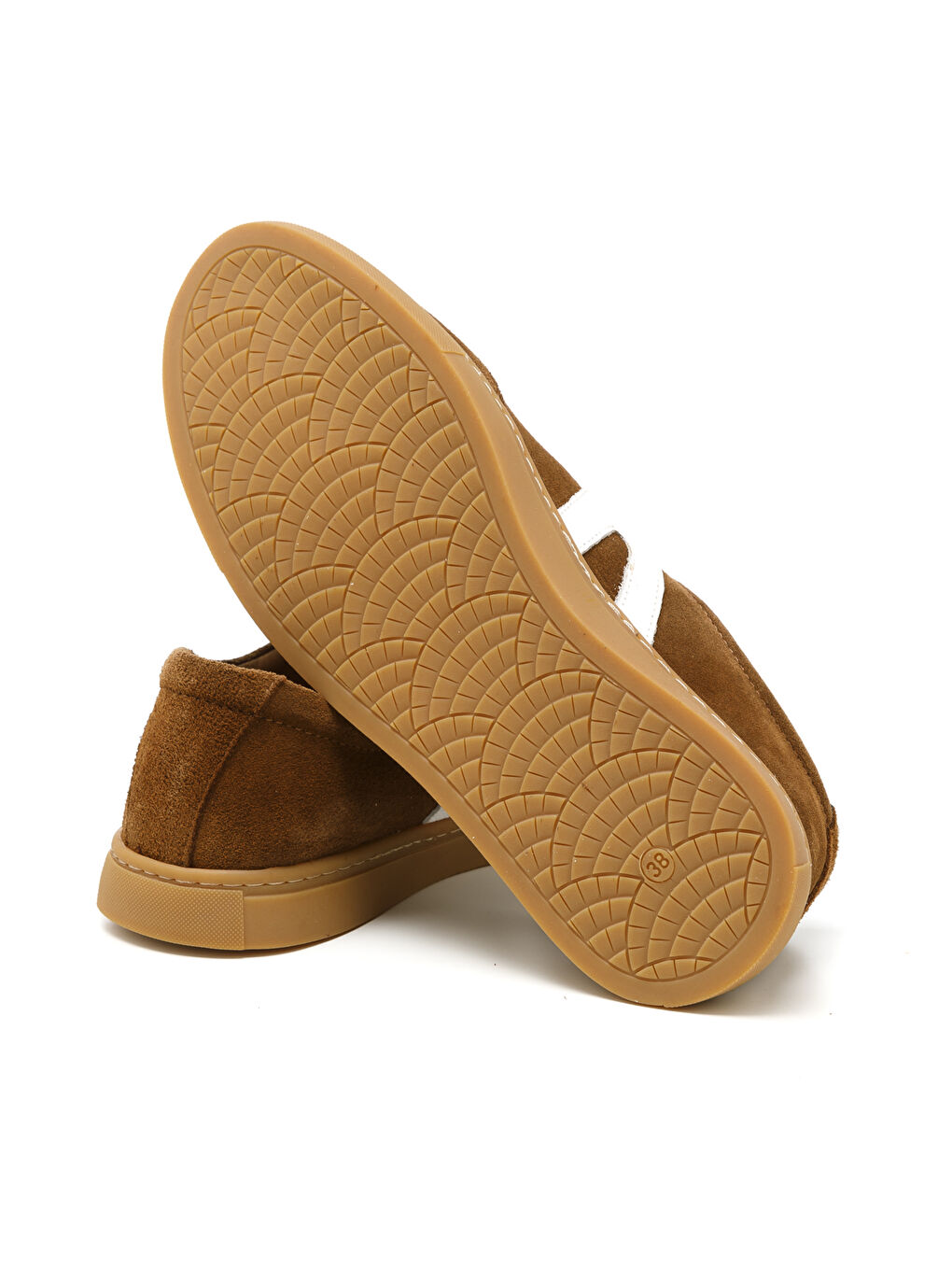 Kahverengi Kadın Sneaker ( Günlük) MAR-25Y-192-4003 Taba Süet-Beyaz Cilt-4