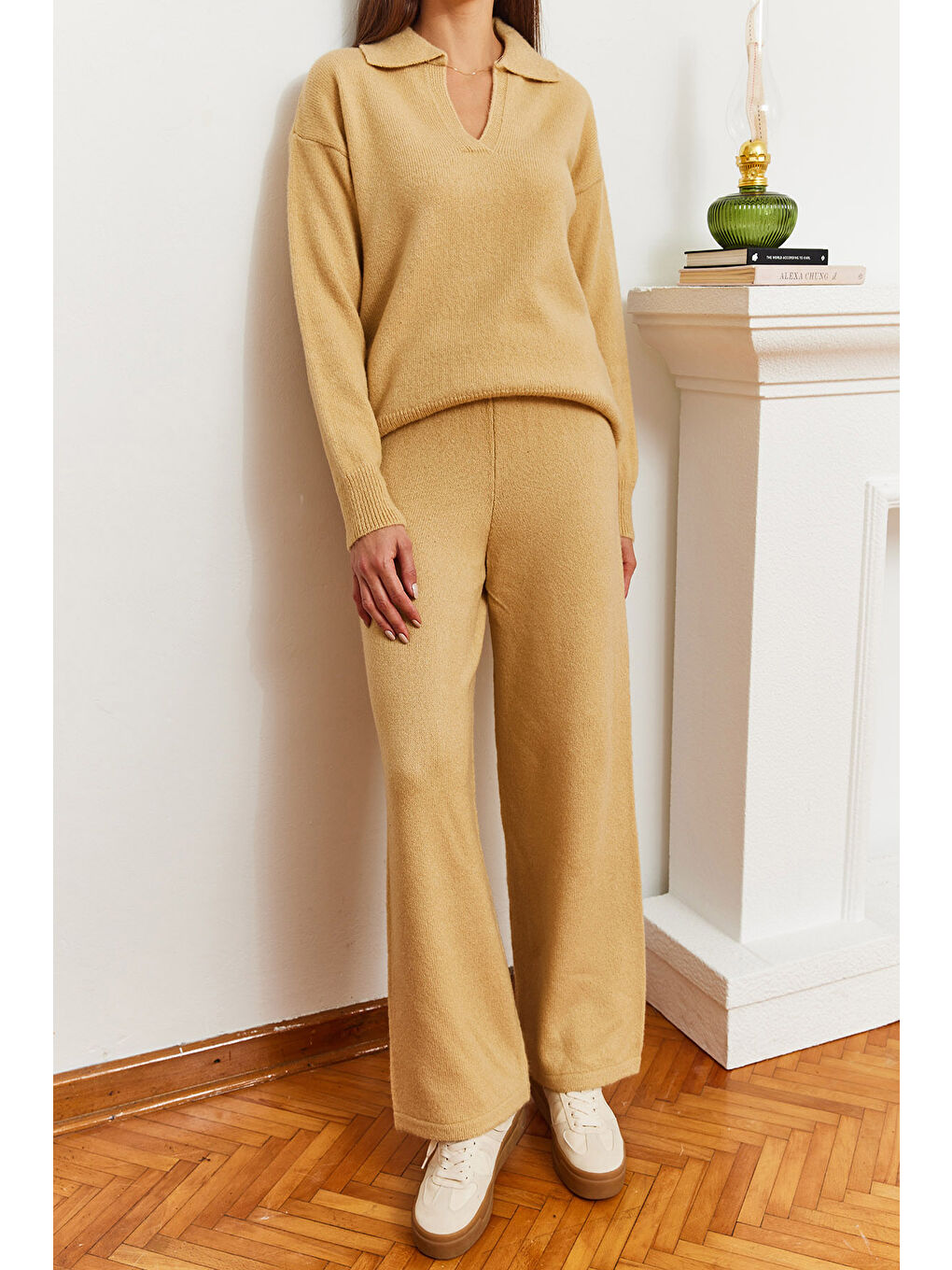 Kahverengi Kadın Alt-Üst Takım-5