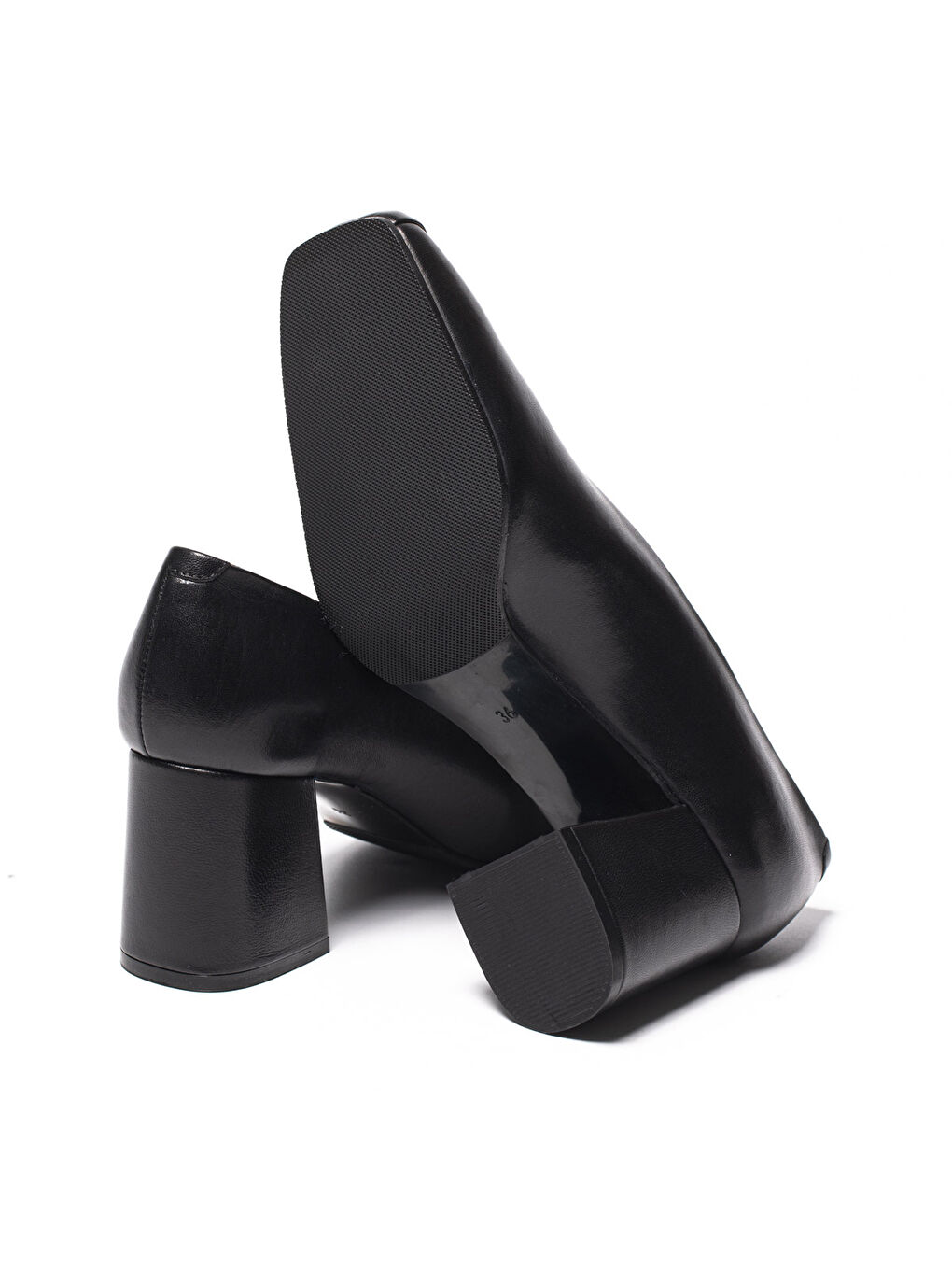 Siyah Kadın Topuklu/ Stiletto 230 42 Leather-4