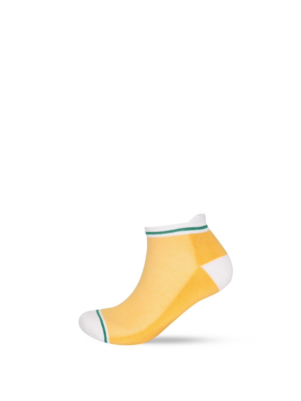 Karışık 4'Lü Pamuklu  Erkek Step Patik Çorap Desenli-6