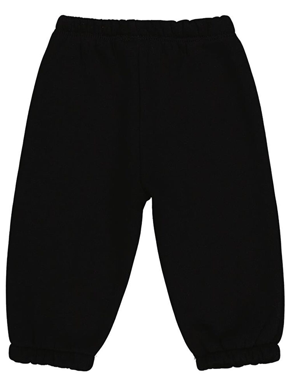 Siyah Baby Kalp Nakışlı Basic 6-18 Ay Eşofman Altı-1