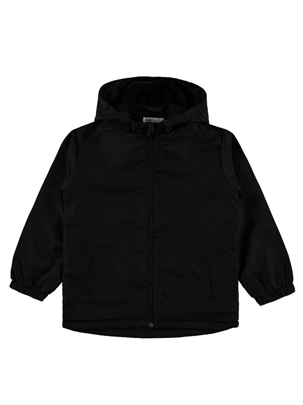 Siyah Boys İçi Polarlı Basic 10-13 Yaş Yağmurluk