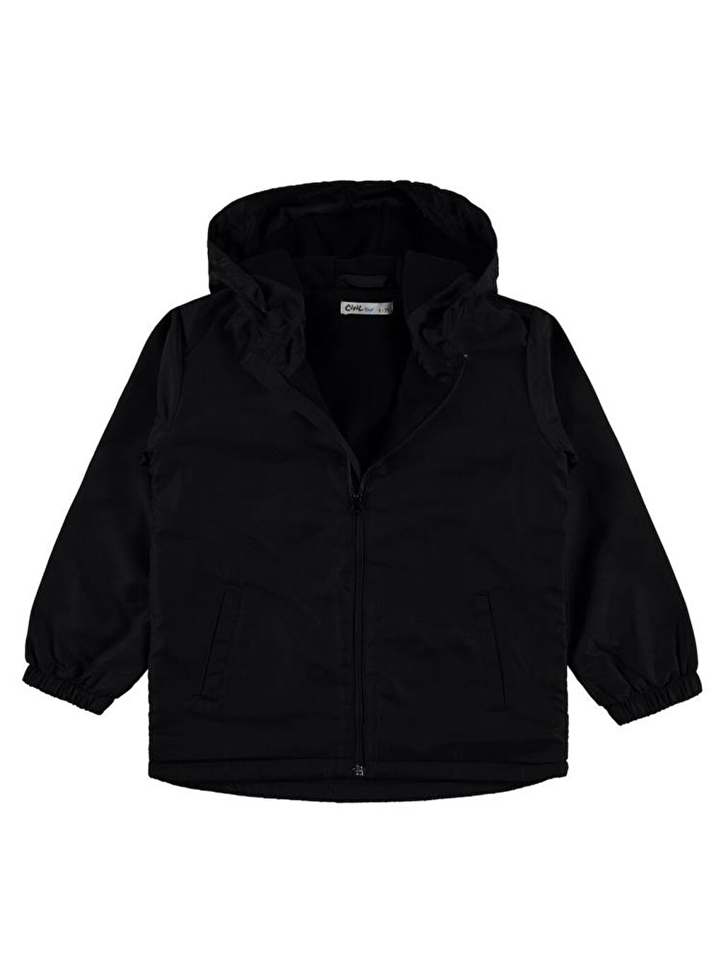 Siyah Boys İçi Polarlı Basic 10-13 Yaş Yağmurluk-1