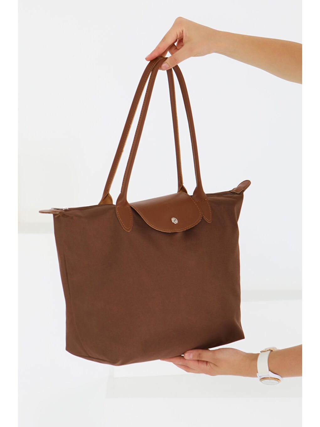 Kahverengi Kadın Kahve Kol Çantası - 27467-2