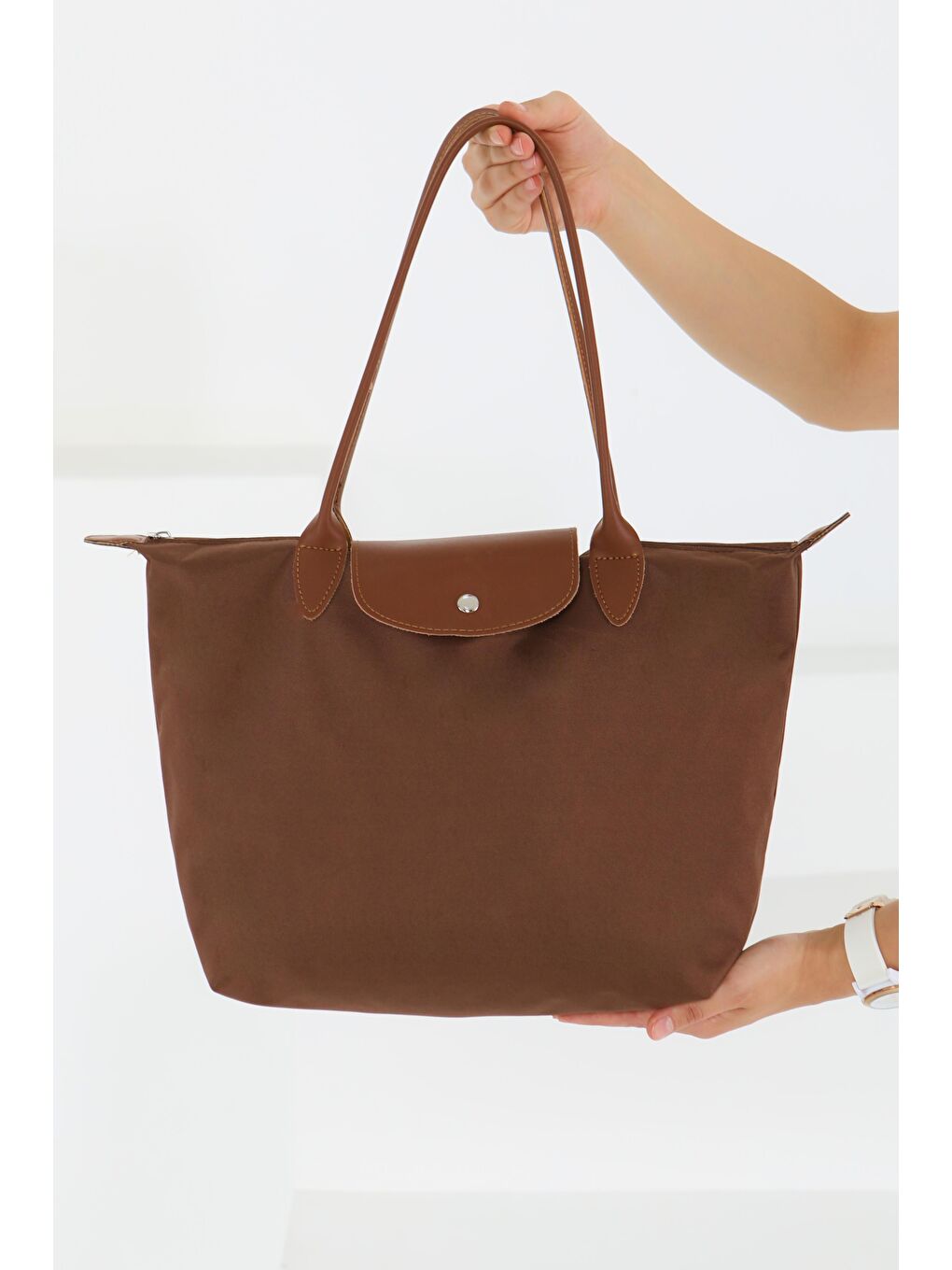 Kahverengi Kadın Kahve Kol Çantası - 27467-3