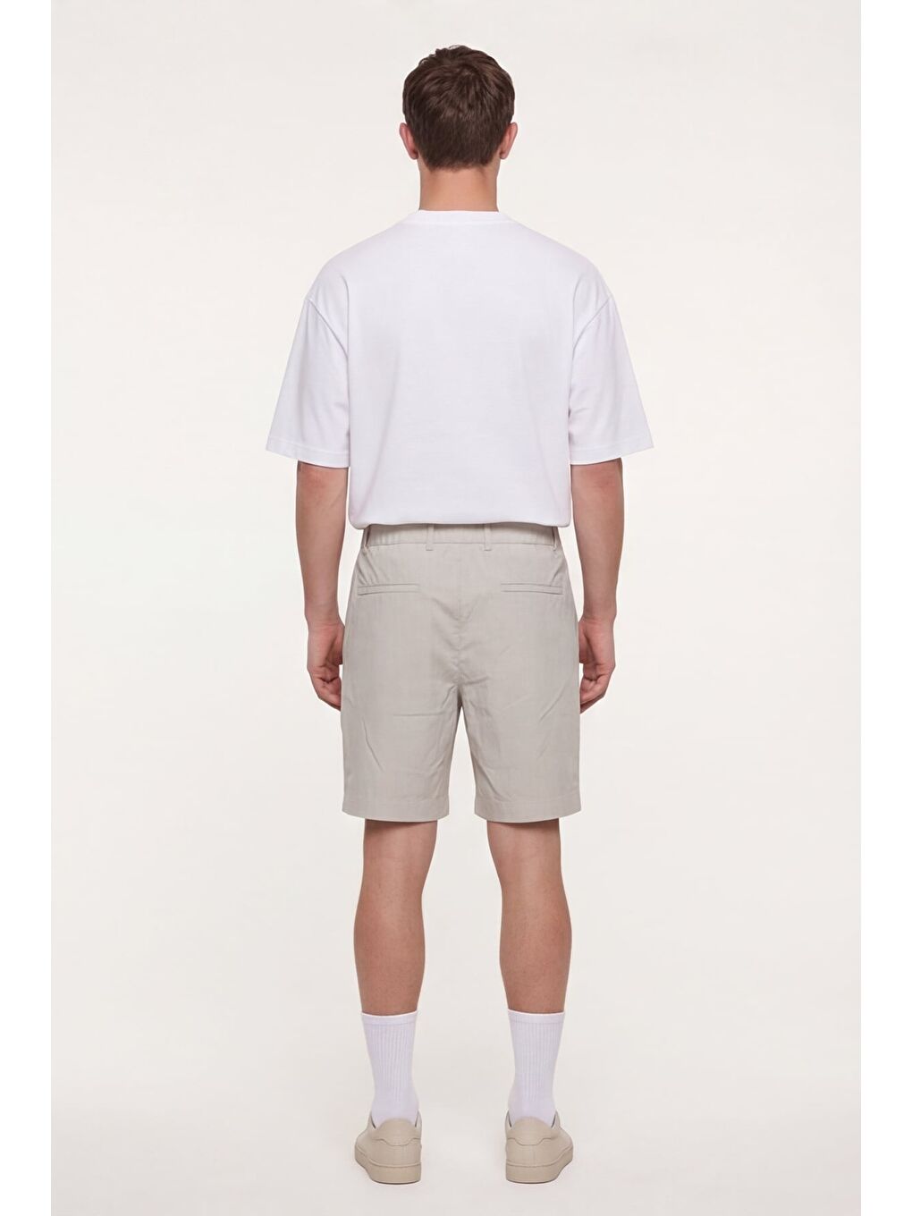 Bej Erkek Şort-3