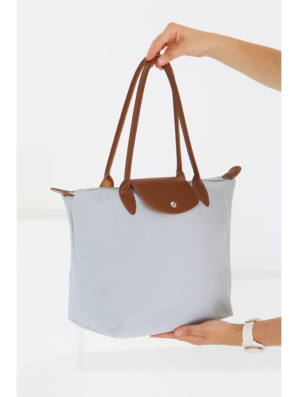 Kadın Gri Kol Çantası - 27467-3